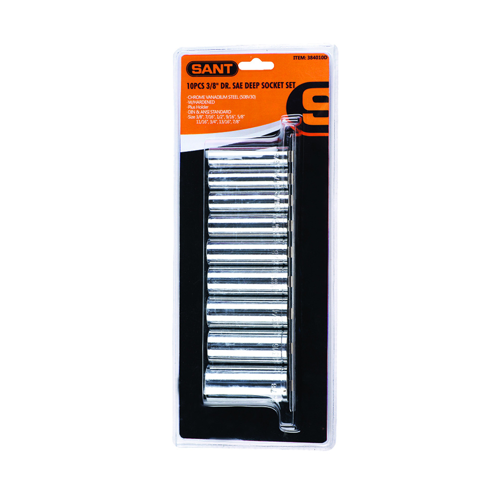 9 Pcs 3/8"Drive Deep Metric Socket Set