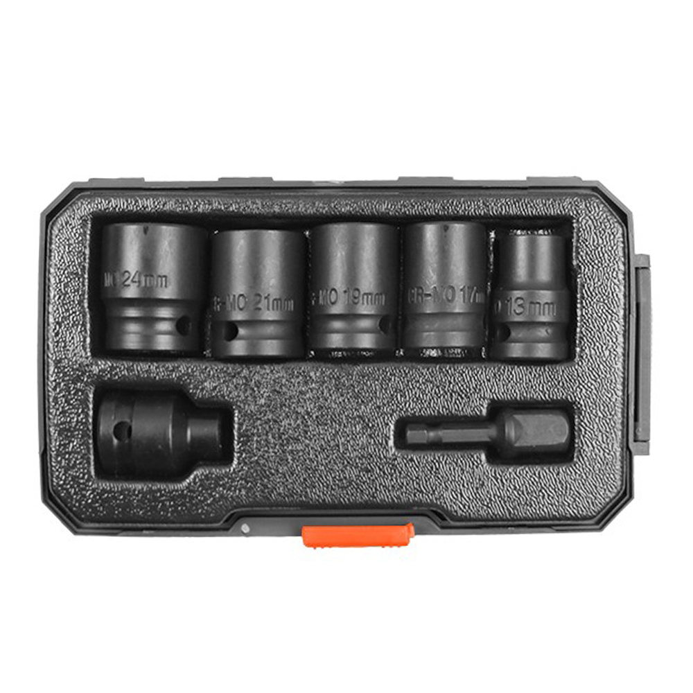 7Pcs 1/2" Impact Socket Set