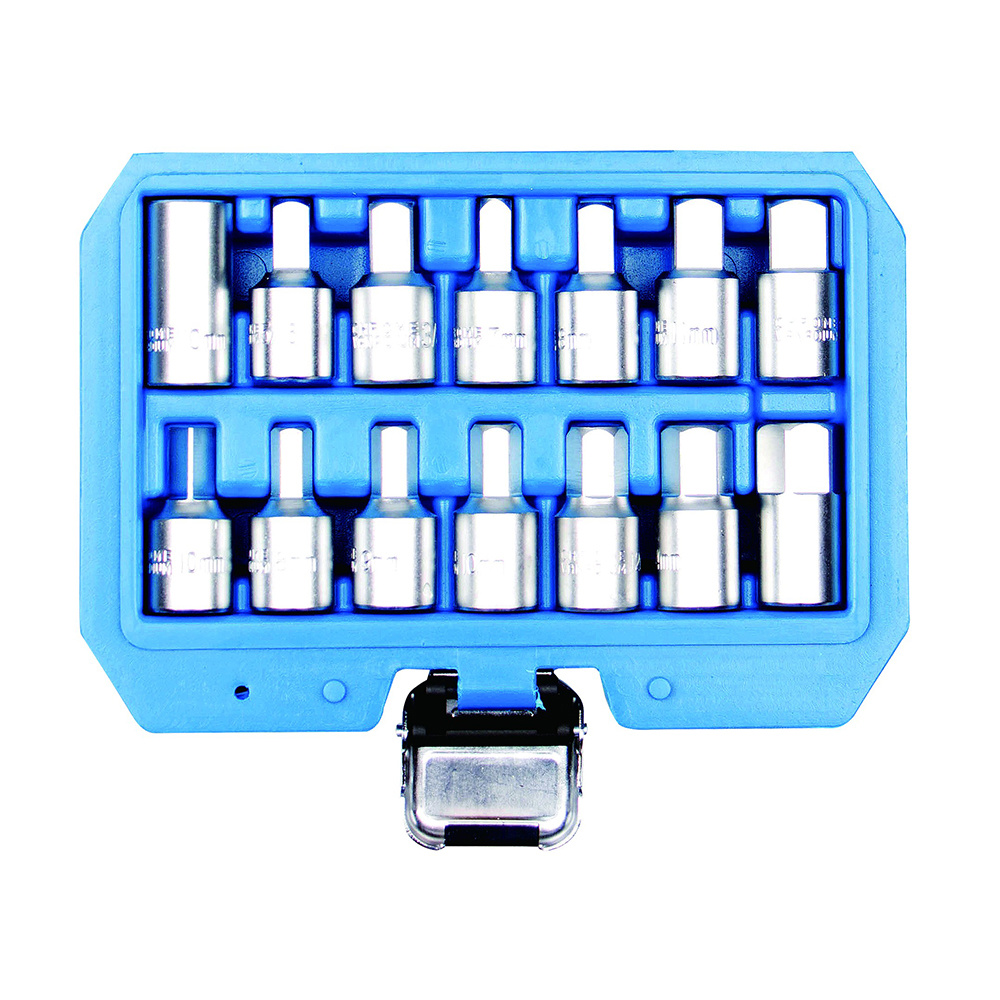 14Pcs 3/8"Dr. Drain Plug Key Set