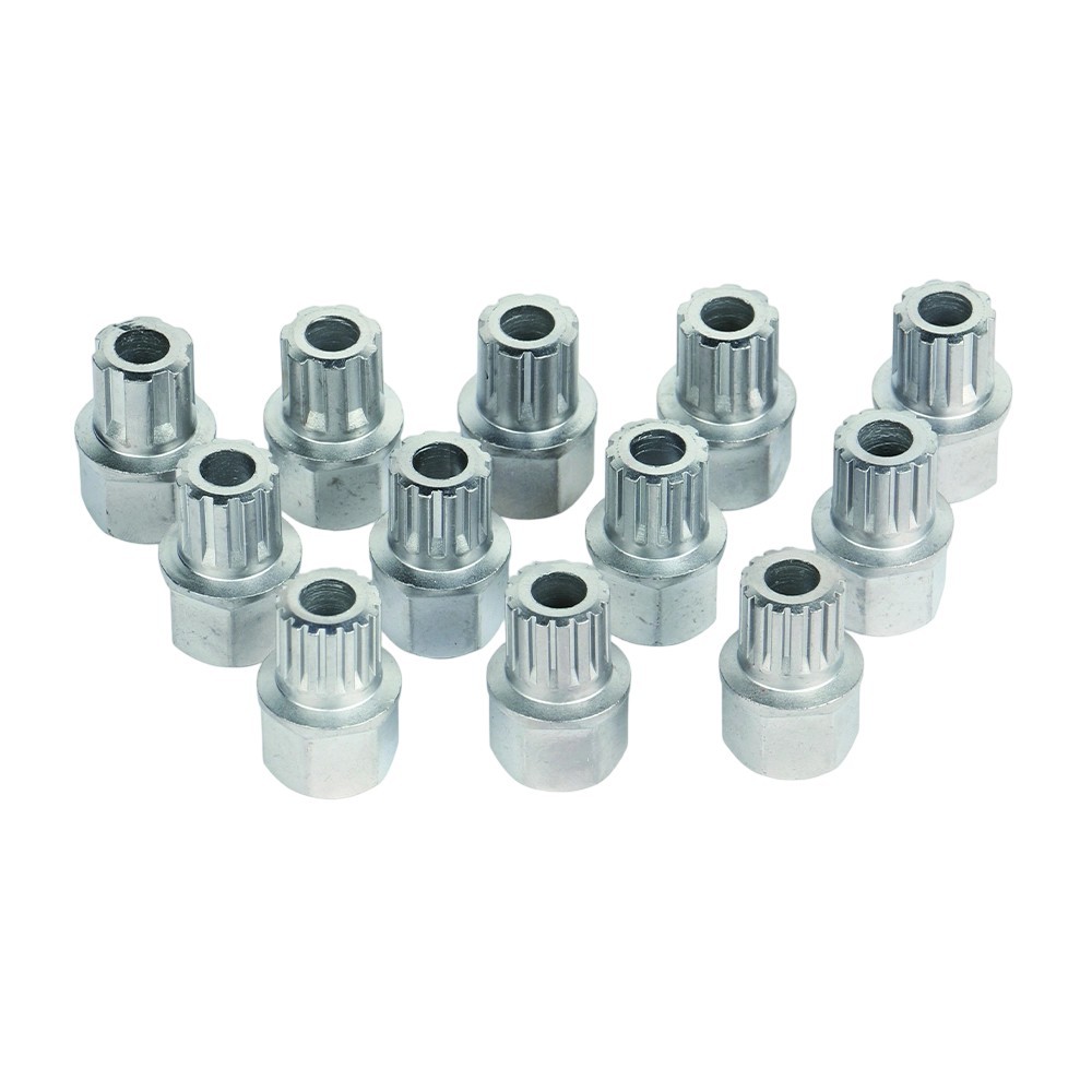 12pcs WW Wheel Lock Screw Socket Set