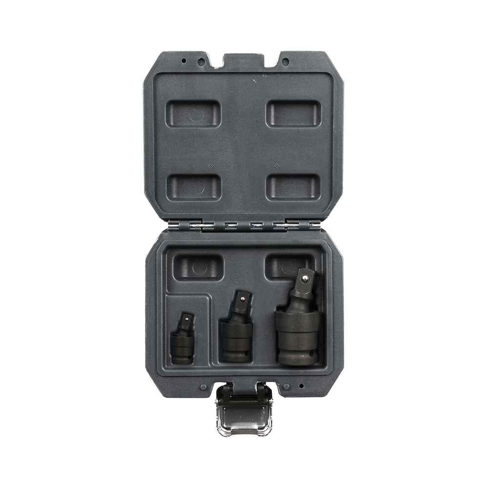 3PCS Impact Universal Joint Set, 1/4",3/8",1/2"