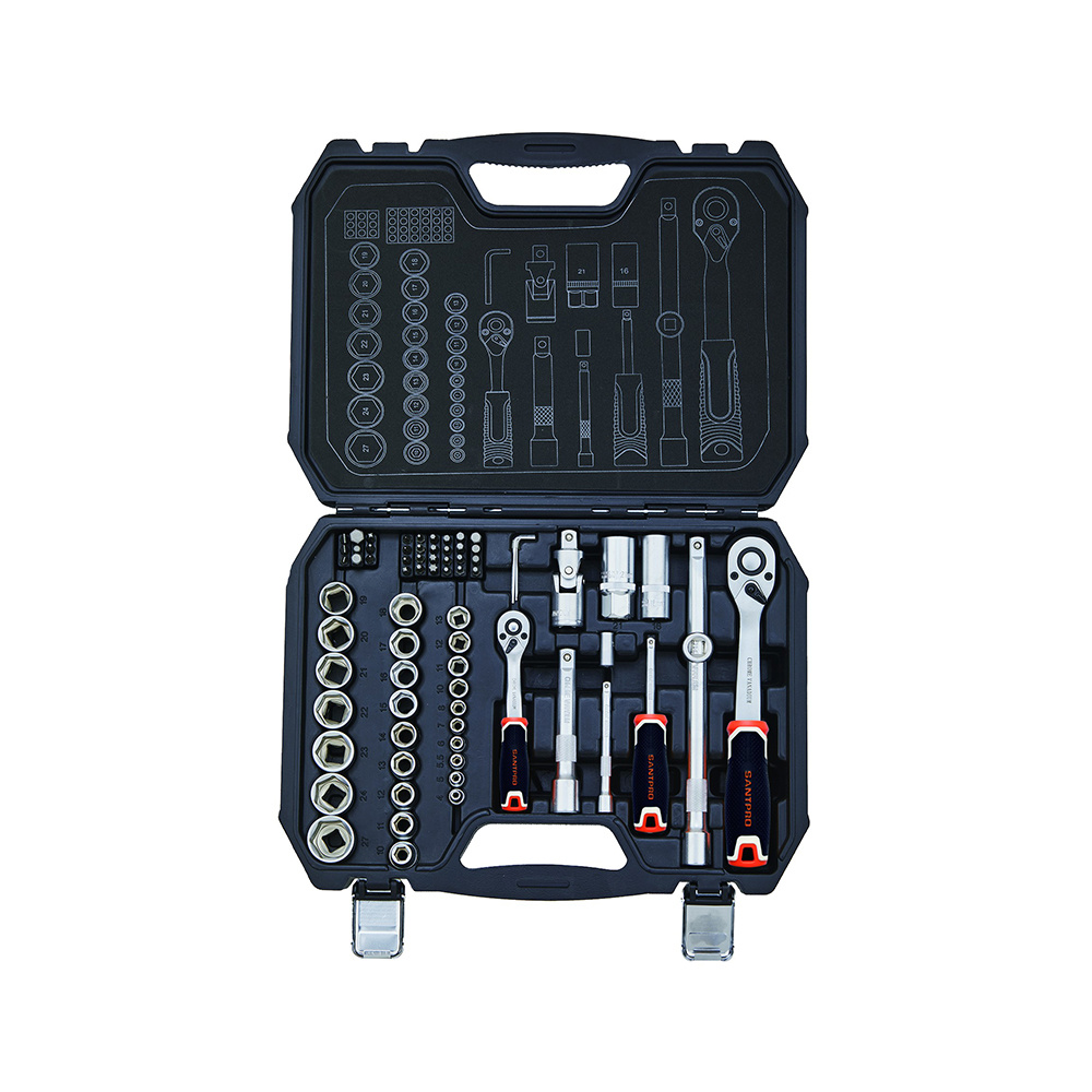 73 Pcs 1/4" & 1/2"Drive Socket Set
