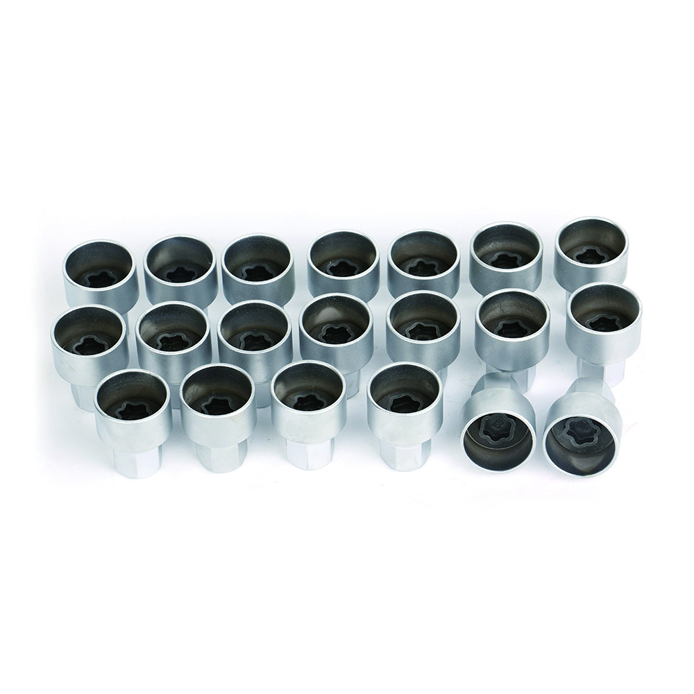 20pcs VAG Locking Wheel Nut Stud Remover Tool Kit
