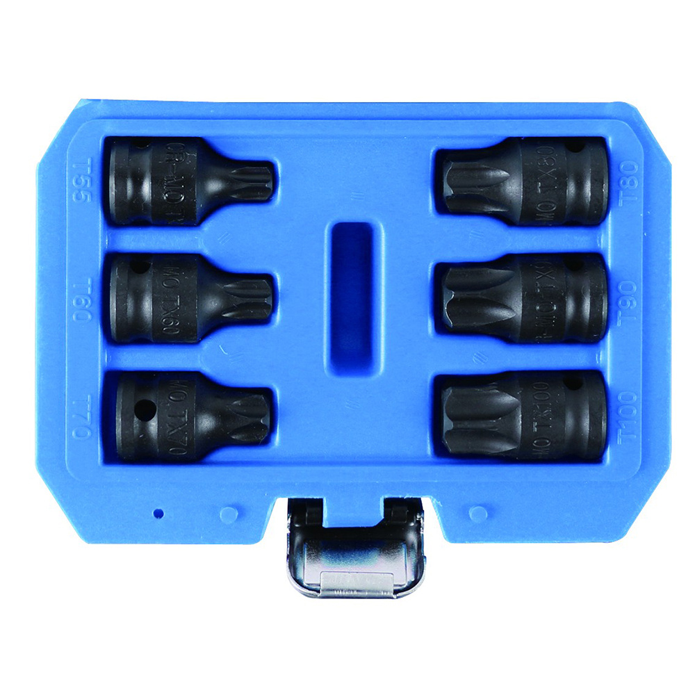 6Pcs Star Torx Socket Bit