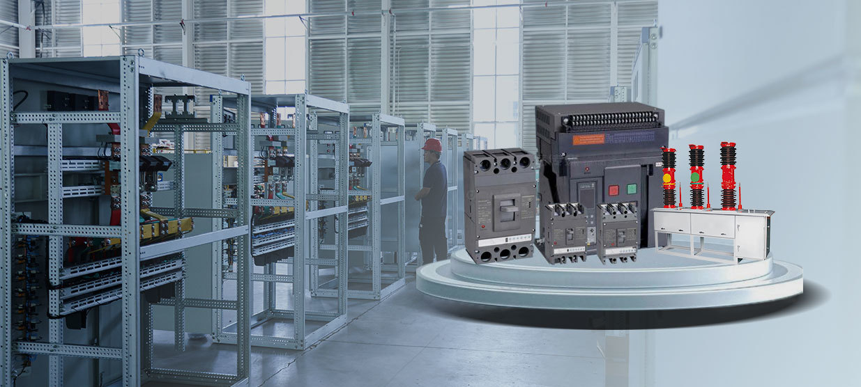 High and low voltage components