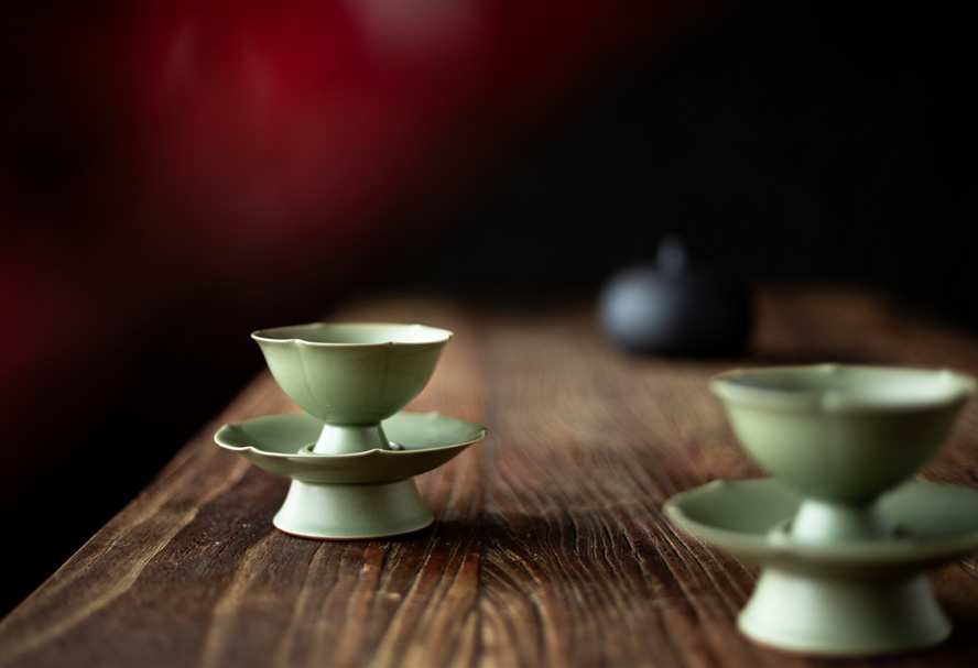 Brocade Song Dynasty Tea Bowl
