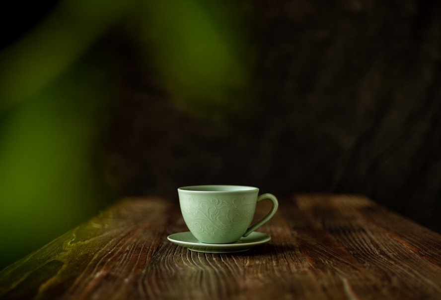 Celadon Glaze Coffee Cup