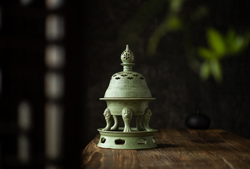 Brown Color Incense Burner (Lin'an Museum Edition)