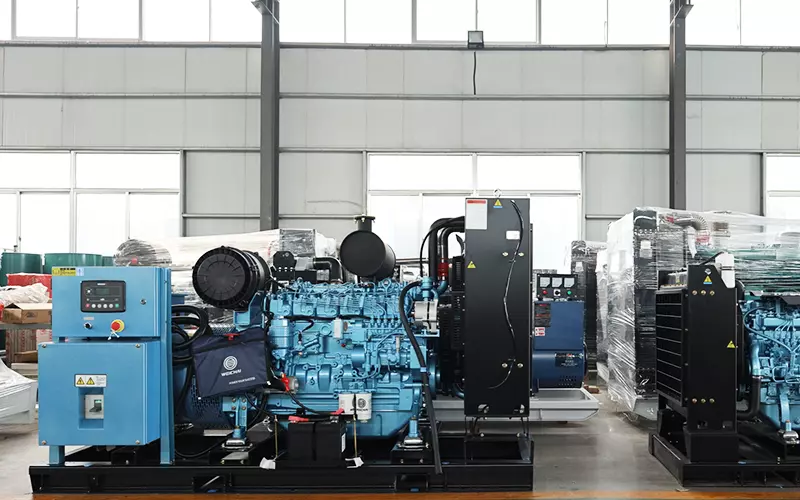 Operation and processing of generator set