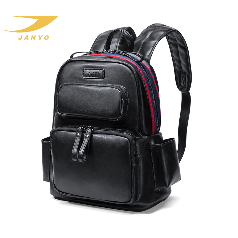JANYO manufacturer custom processing leather backpack