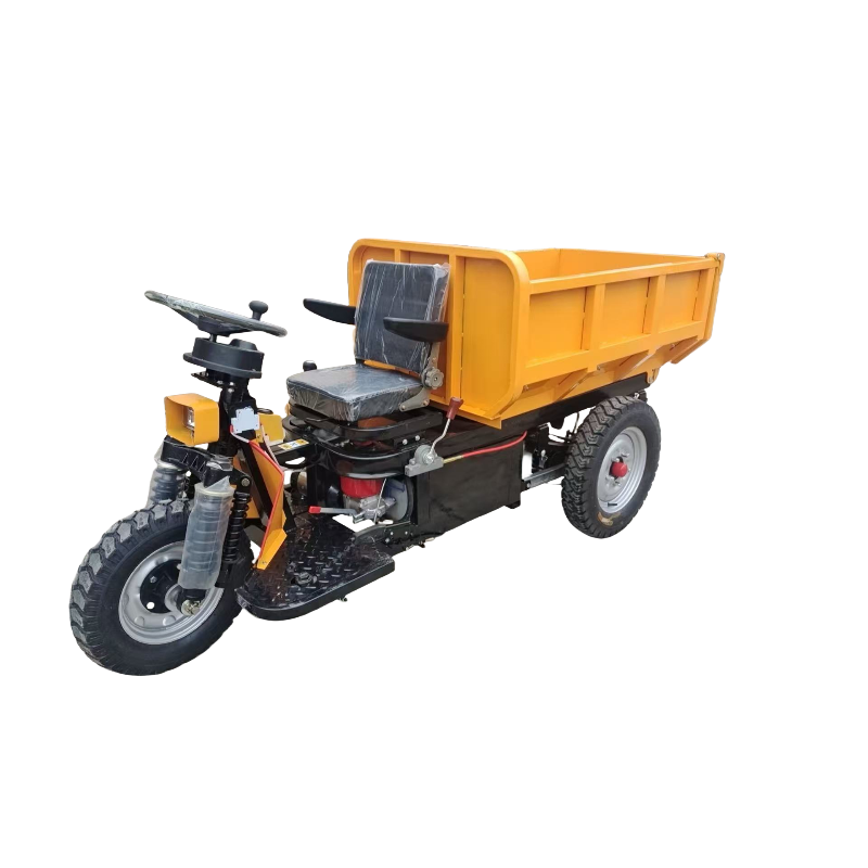 2.5-Ton Three-Wheeled Dump Truck with Steering Wheel for Mining Operations High Quality Mining Machine