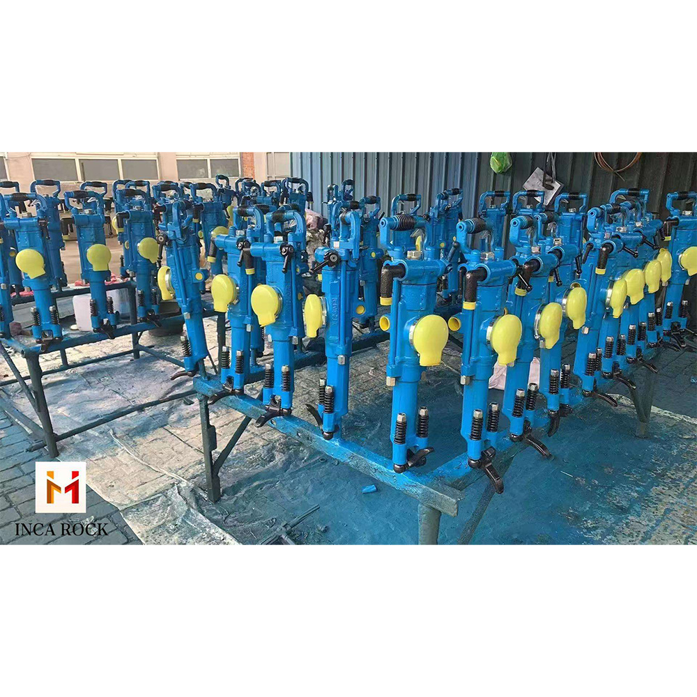 Yt27 Portable Hand-Held Rock Drill for Mining Durable Rig for Drilling Operations