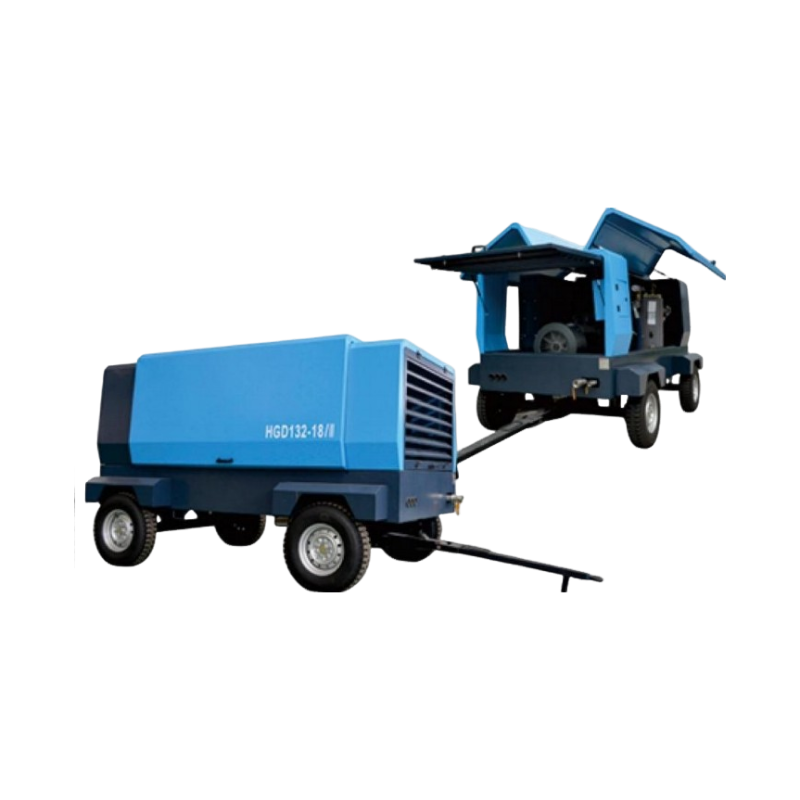 Small Silent air Screw Rotary Industrial Mobile Screw Compressor air Compressor and Other Mining Machinery