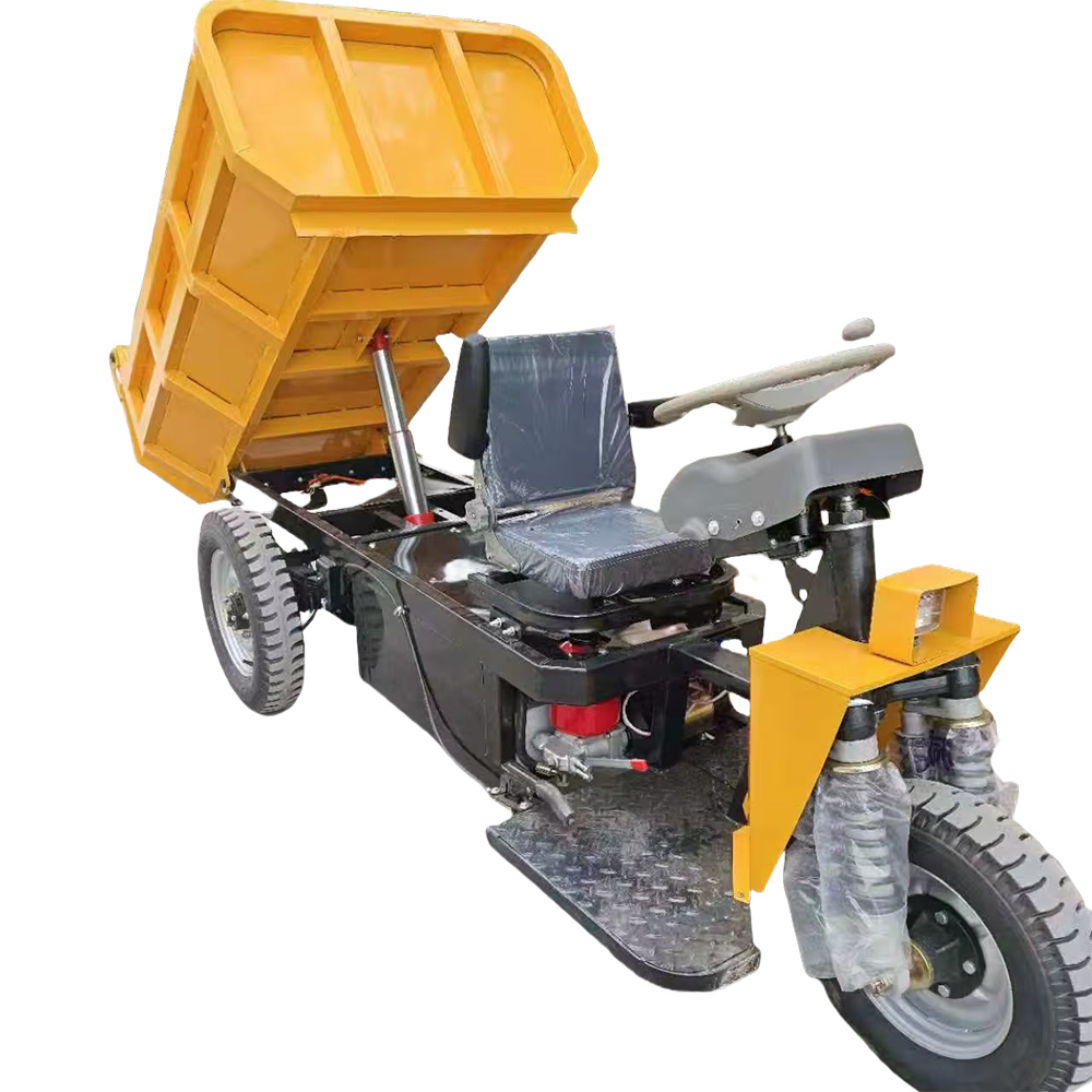 Professional Small Electric Tricycle Dump Truck Strong and Durable for Mining Use
