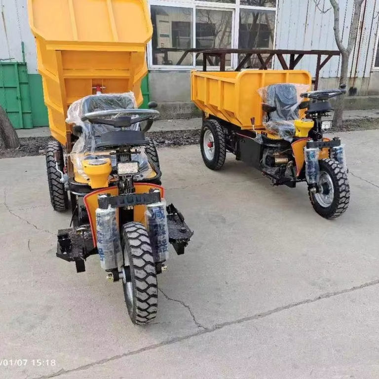 Best-Selling 1.5T Mini Electric Tricycle Dump Truck Mini Mining Machines