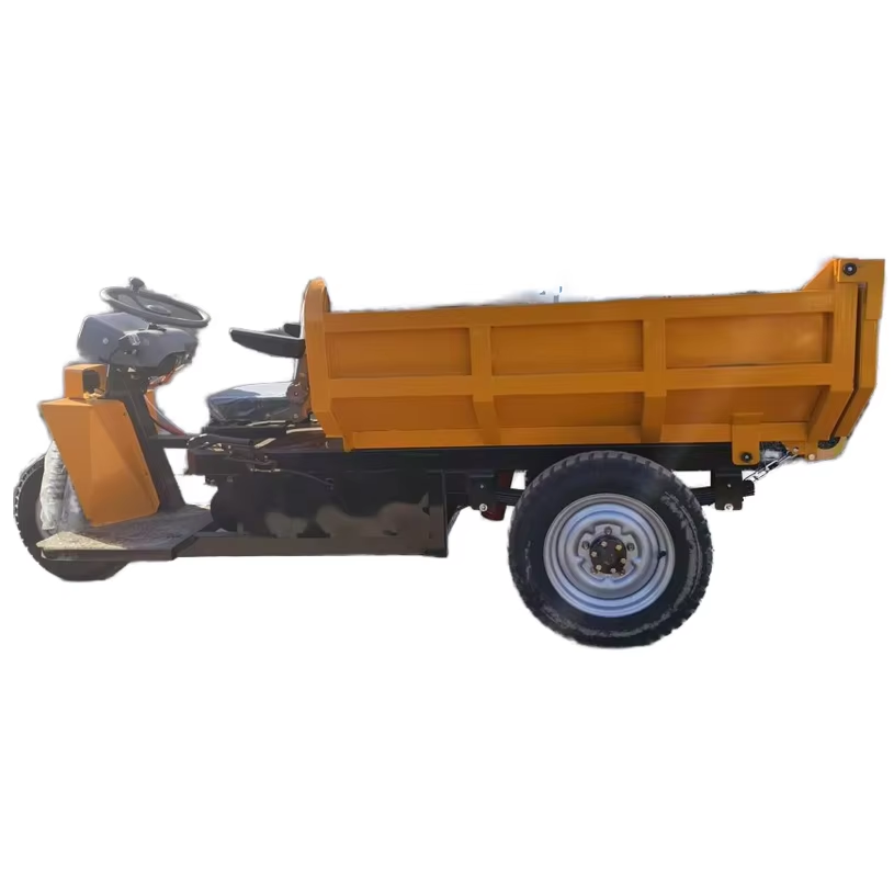 2.5-Ton Three-Wheeled Dump Truck with Steering Wheel for Mining Operations High Quality Mining Machine