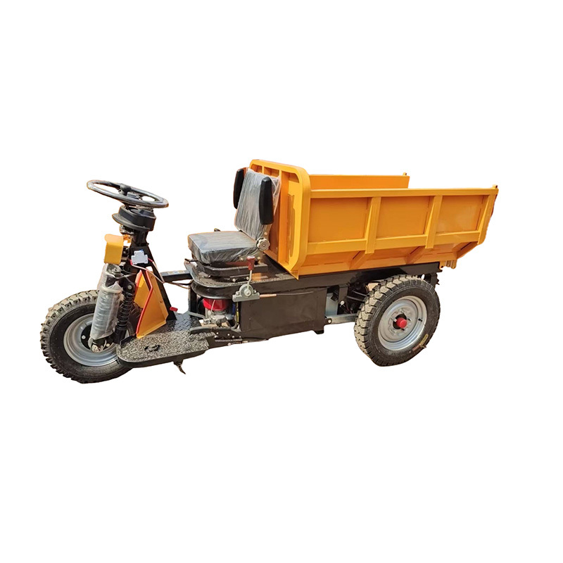 Electric dump tricycle weighing 1.5 tons