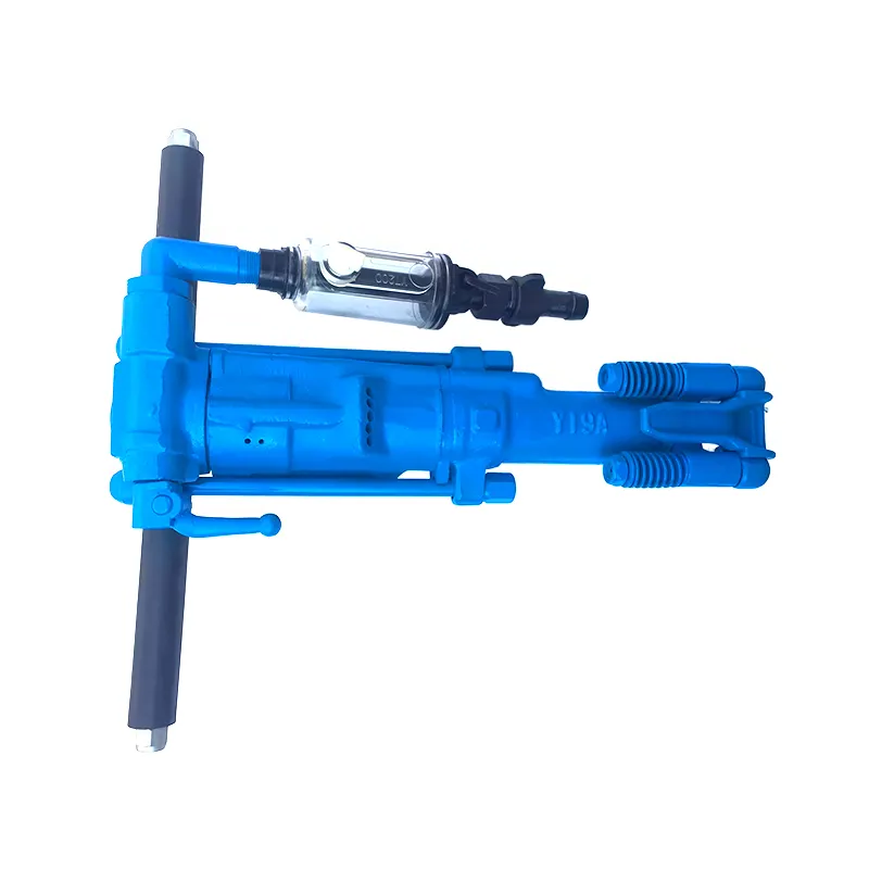 High Quality Portable Y19a Pneumatic Rock Drill Hand Held Mine Drilling Rig for Quarry Tunnels
