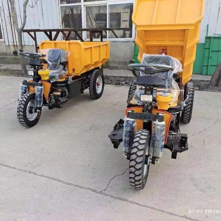 High Quality Micro Motorcycle Electric Mining Tricycle Dump Truck with Excellent After-Sales Service