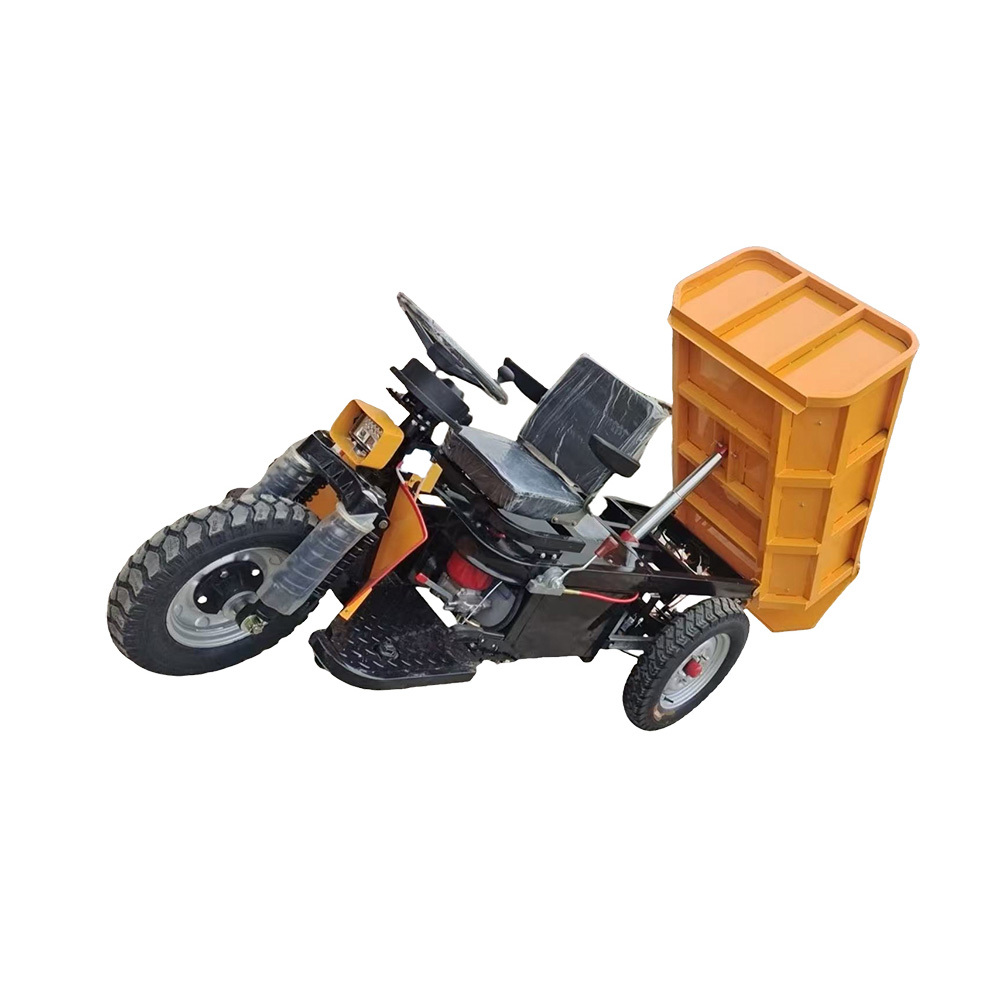 Electric dump tricycle weighing 1.5 tons