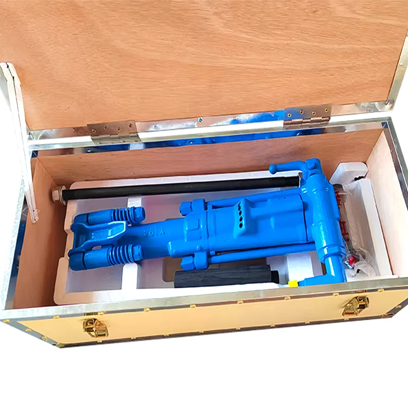 Y19a Pneumatic Jack Hammer Hand-Held Rock Drill for Mining Leg Tool Pneumatic Drill Rig