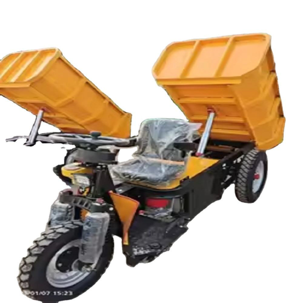 Factory Direct Mini Electric Tricycle Dump Truck for Mining Applications