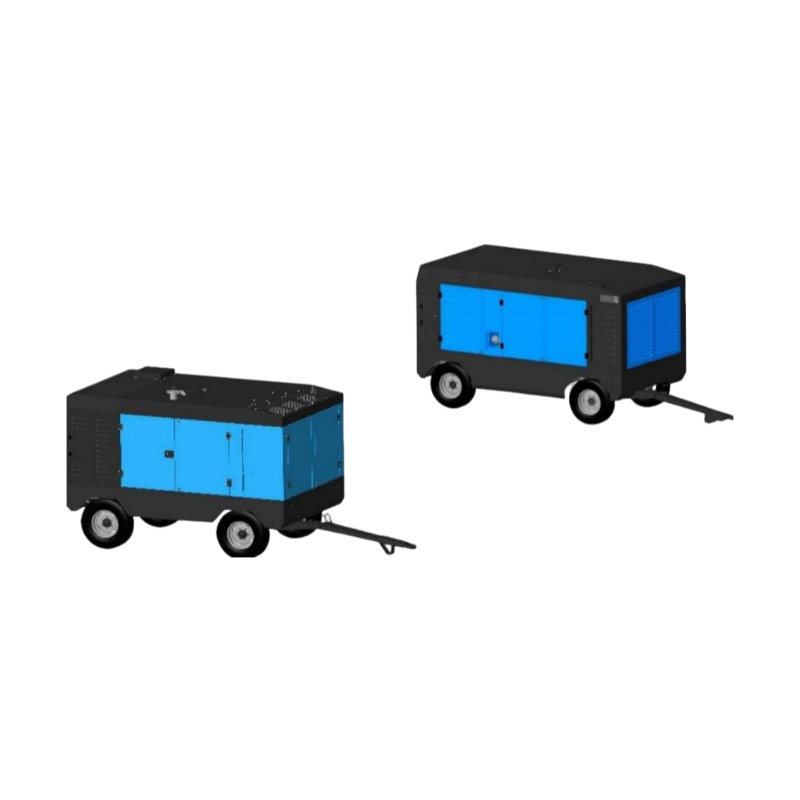 Small Silent air Screw Rotary Industrial Mobile Screw Compressor air Compressor and Other Mining Machinery