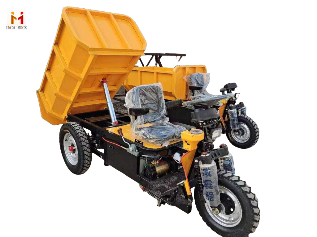 Heavy Duty 1.5 Tons Electric Cargo Tricycle Durable 3-Wheel Mining Machine