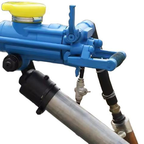 2025 Latest Penumatic Rock Drill Gear-Bearing Powered Borehole Rig for Mining Quarrying