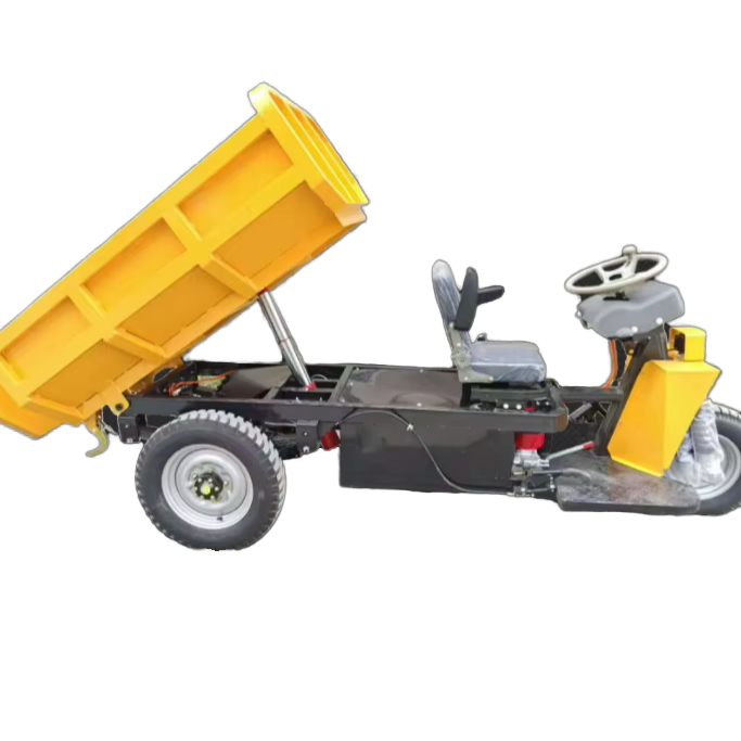 Small Three-Wheeled Dump Truck for Mining Durable Machinery for Hauling Slag and Dirt