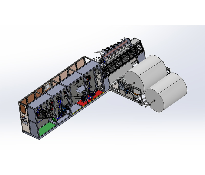 DCW-4300-6 Full-auto Wet Wipes Folding Machine