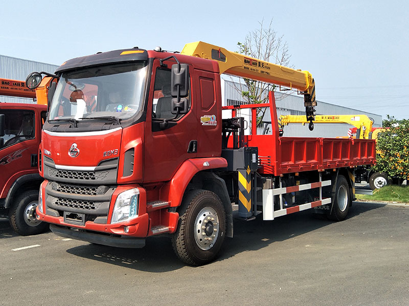 Haotian 10 tons four-section arm crane