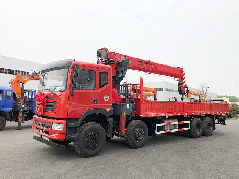 Haotian 14 tons five-section arm crane