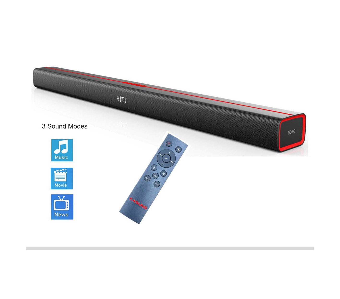2.0 Channel Soundbar 