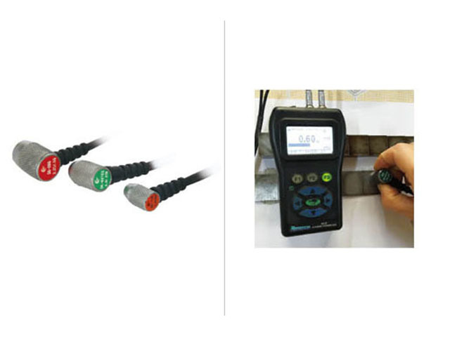 Ultrasonic thickness gauge probe