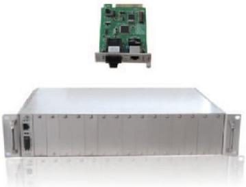 BOC001 百兆机框式工业级光纤收发器