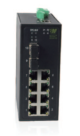 WitNet IES3010导轨式工业以太网交换机