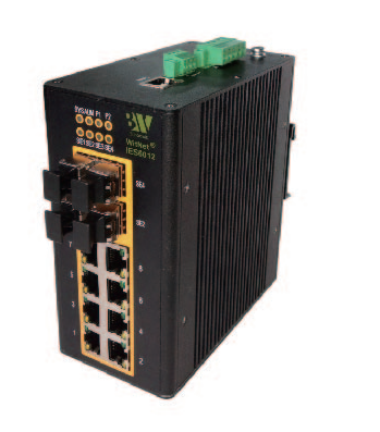 WitNet IES6012导轨式三层工业以太网交换机