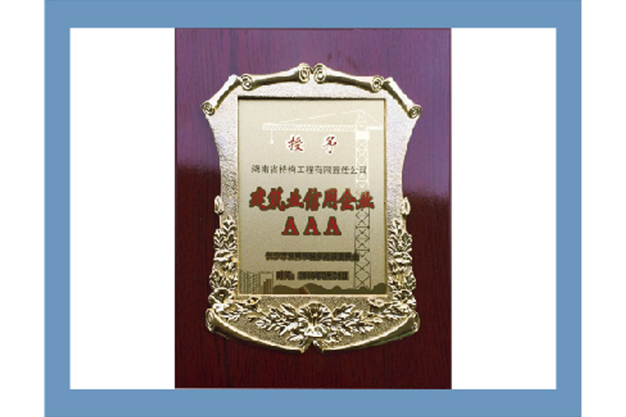 建筑业信用企业