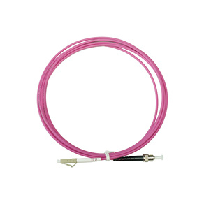 OM4 LC-ST UPC单工LSZH 3.0mm光纤跳线, 3m