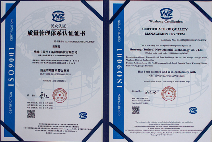 Quality Management System Certification