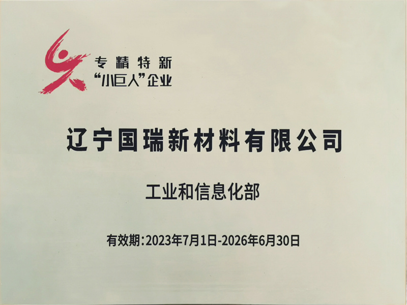 专精特新“小巨人”企业