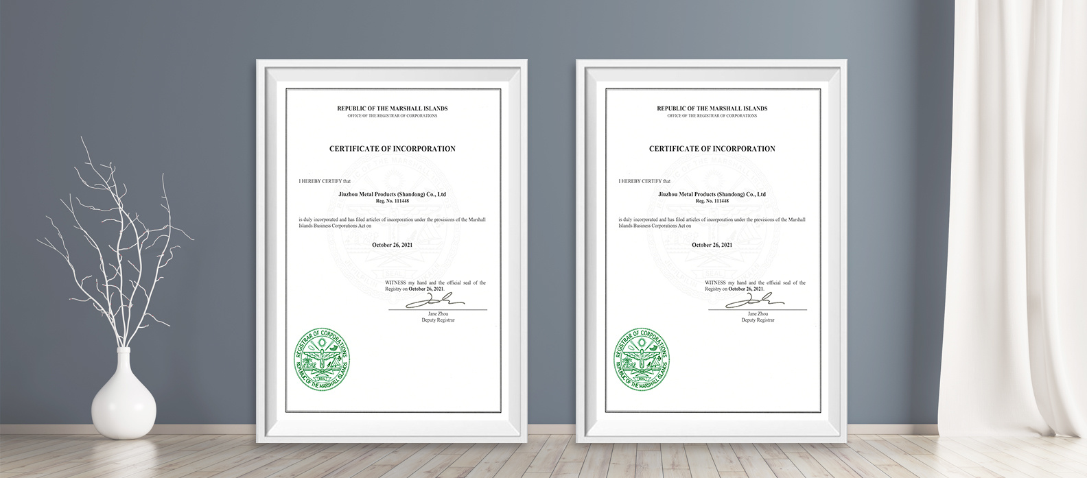 Offshore Registration Certificate Offshore Registration Certificate