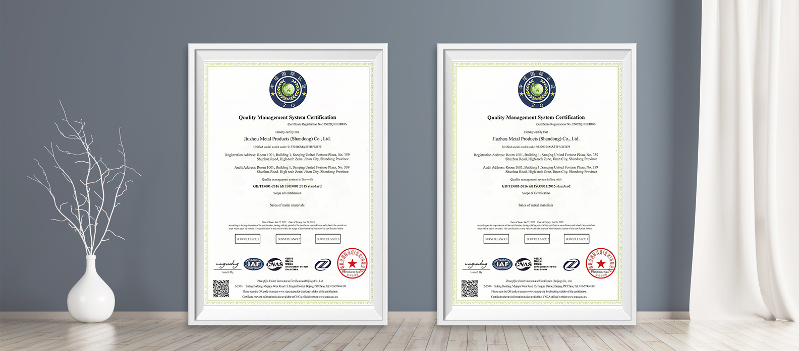 Qualidade Certificado Qualidade Certificado