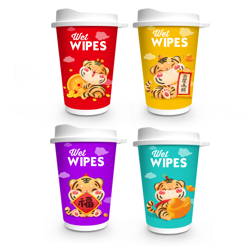 30PCS Coffee Canned Wipes