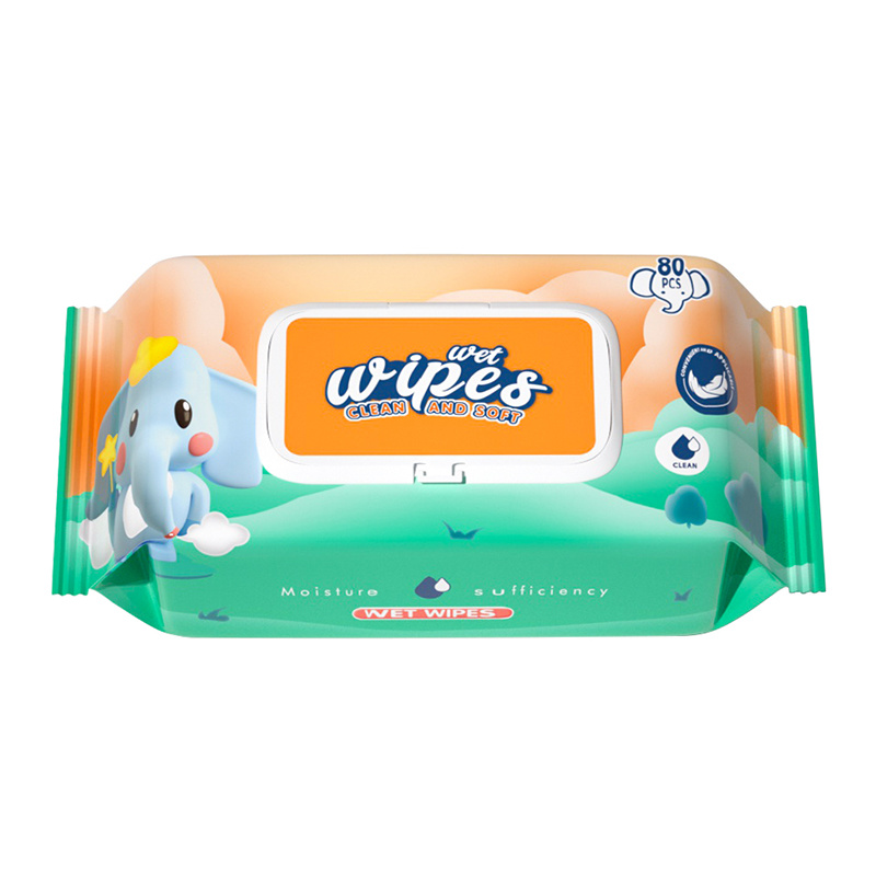 80PCS Eleplant Baby Wet Wipes