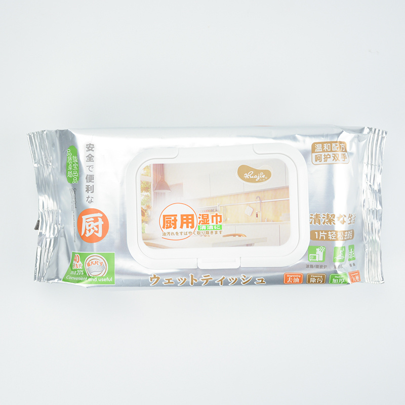 E006 Kitchen Cleaning Wet Wipes