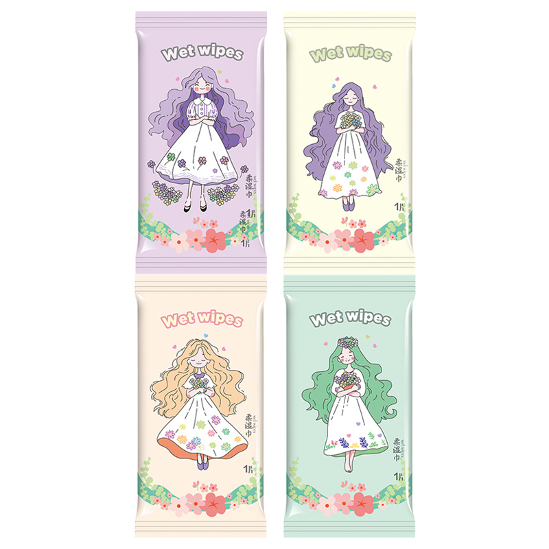 JB1029 2024 Boutique 10 Wet Wipes (Three Dimensional Bag Independent Packaging)