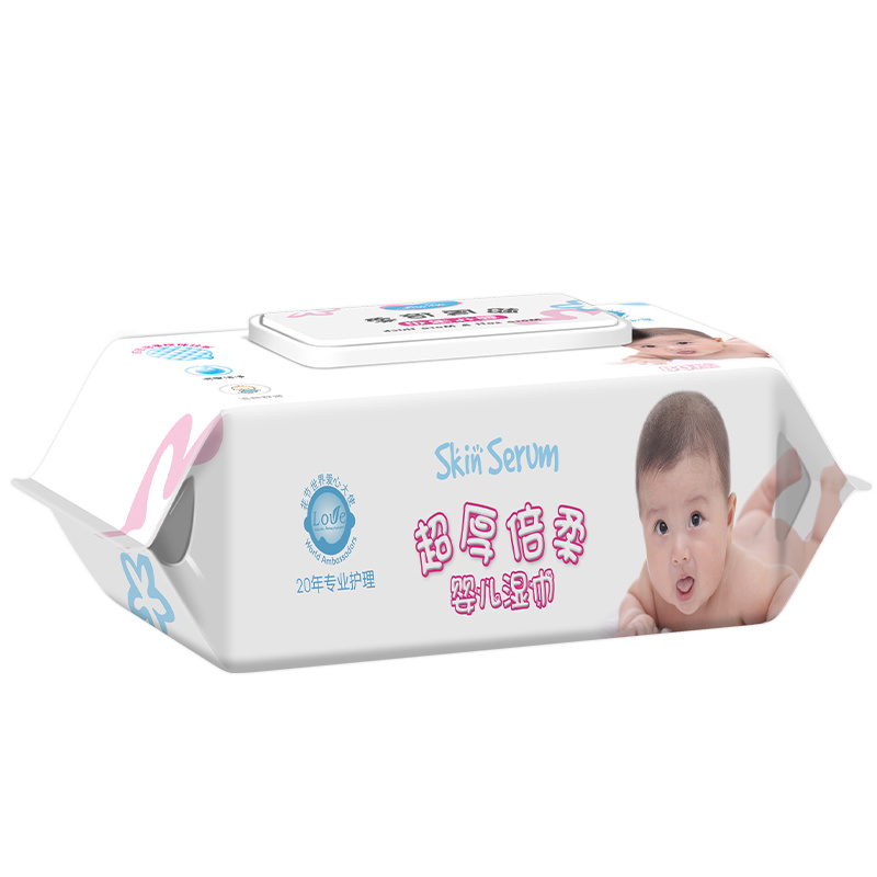 S025 Huajie Baby Super Thick Soft Wipes 80 pcs