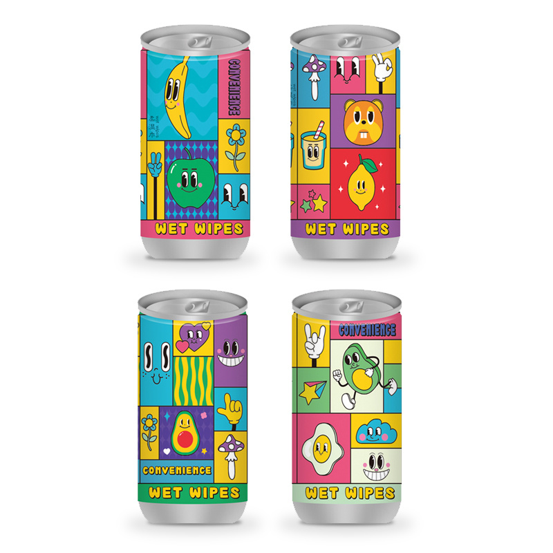 JB30037-Flower Festival 2024 Boutique Mini Coke Can Wipes 30PCS